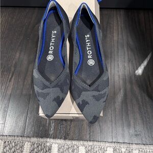 Rothy's Women's Gray and Blue Flats